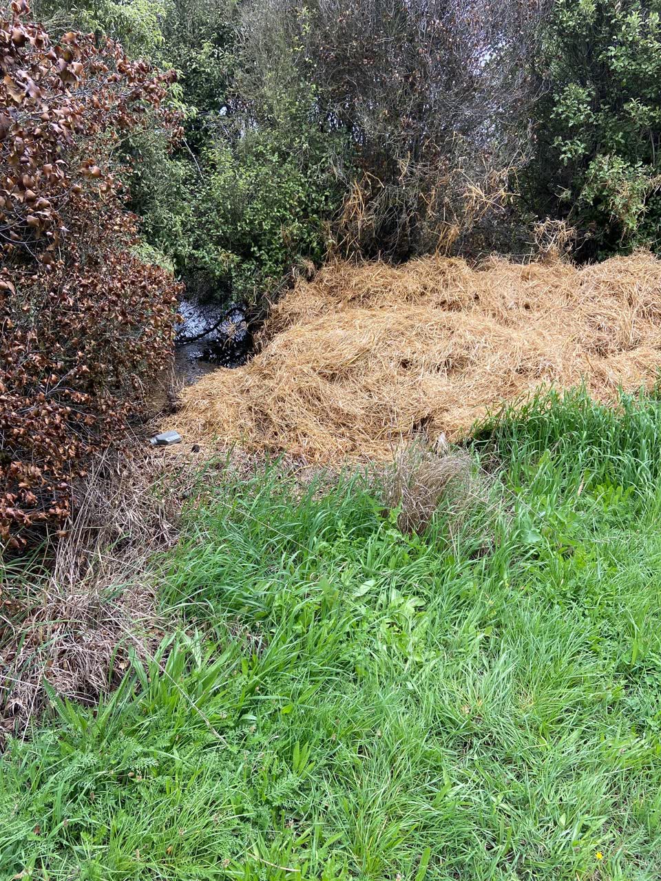The photograph attached to this wastewater/stormwater report