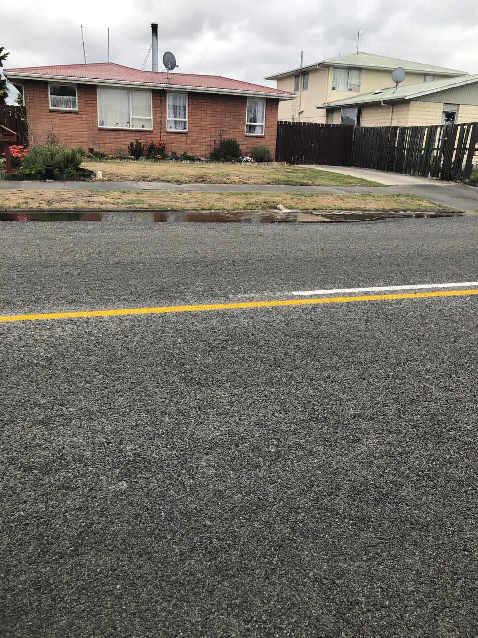 The photograph attached to this water leak report
