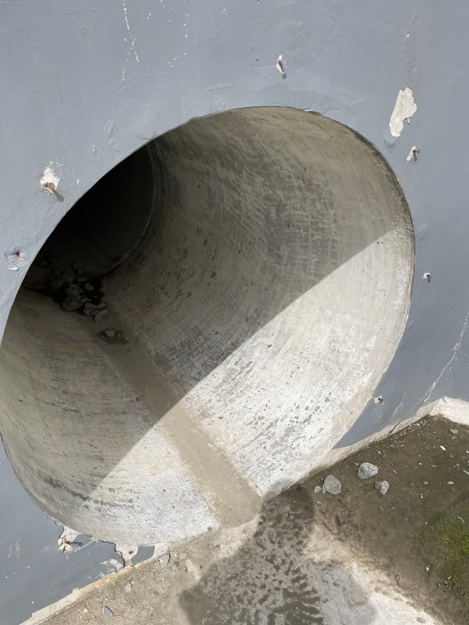 The photograph attached to this wastewater/stormwater report