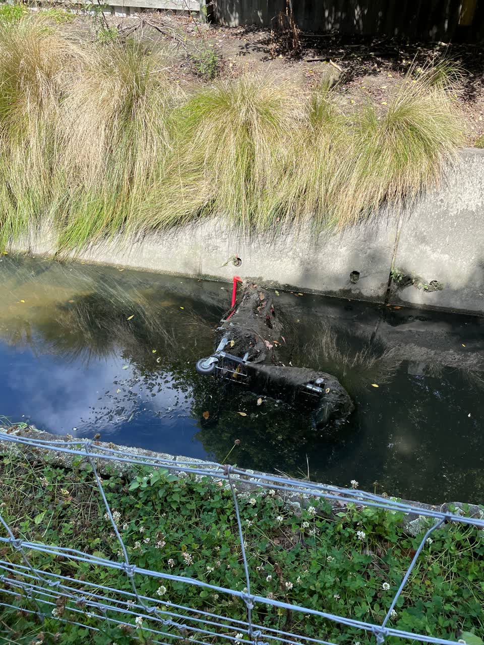 The photograph attached to this wastewater/stormwater report