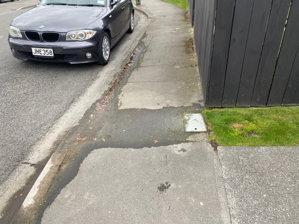 The photograph attached to this water leak report