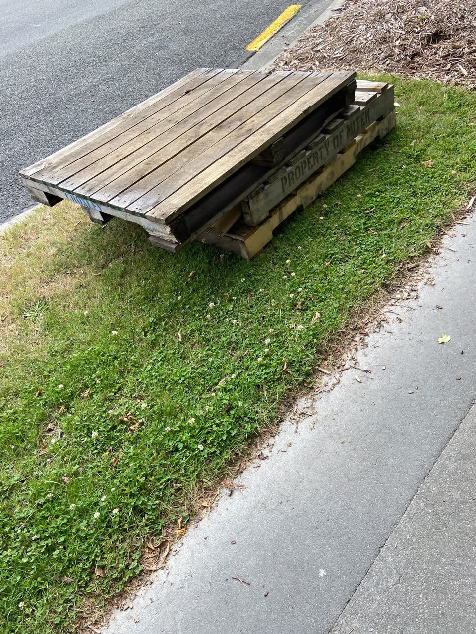 The photograph attached to this rubbish/recycling report