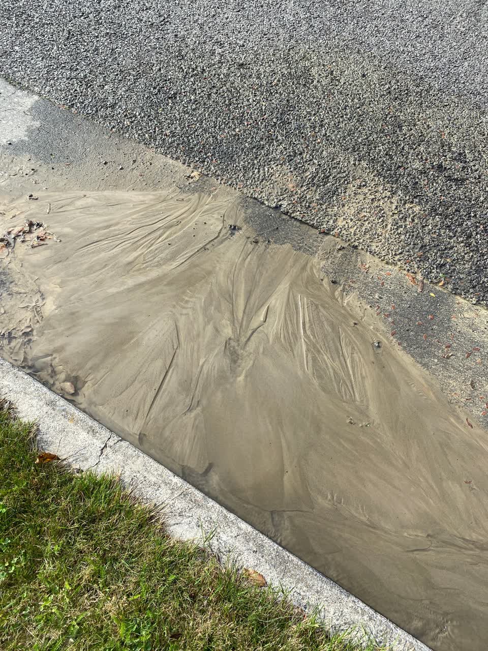 The photograph attached to this water leak report