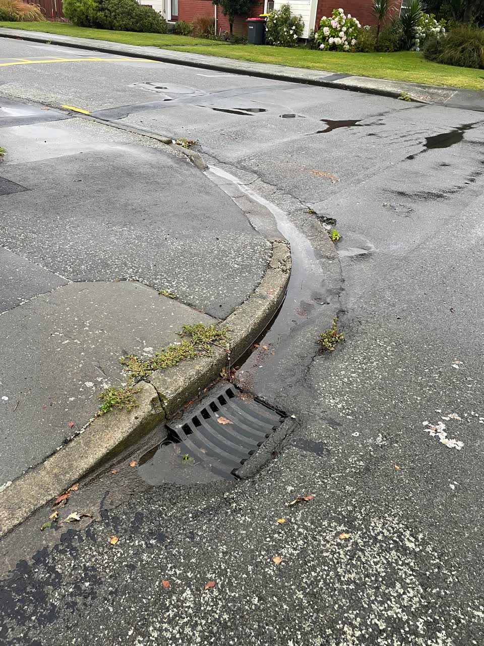 The photograph attached to this flooding report