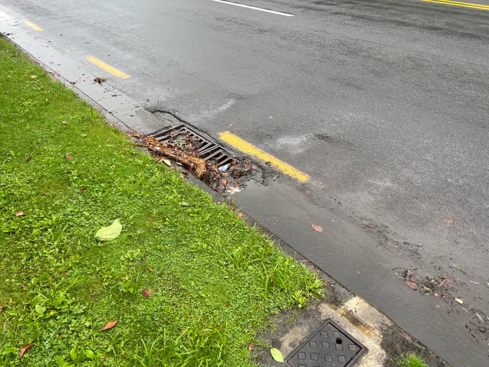 The photograph attached to this wastewater/stormwater report