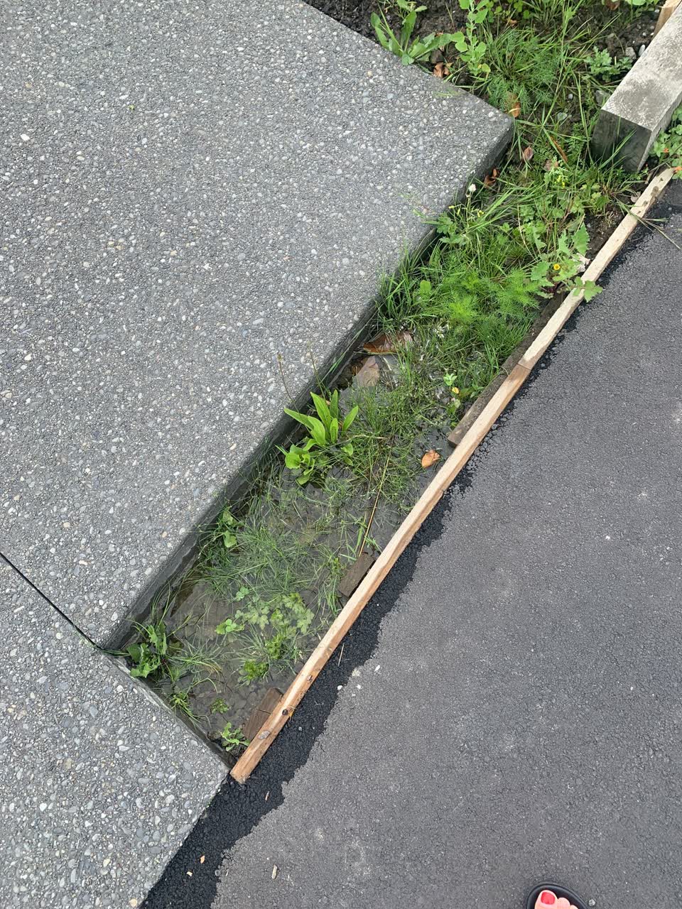 The photograph attached to this flooding report