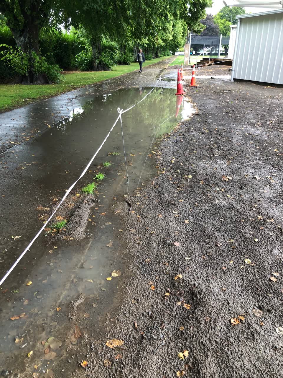The photograph attached to this flooding report