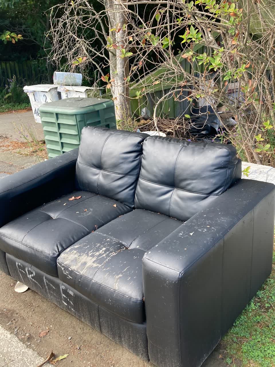 The photograph attached to this rubbish/recycling report