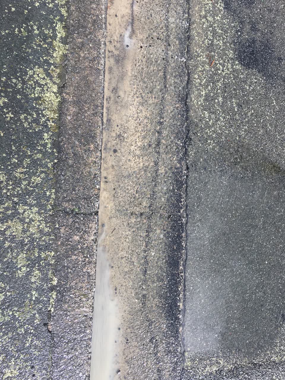 The photograph attached to this water leak report