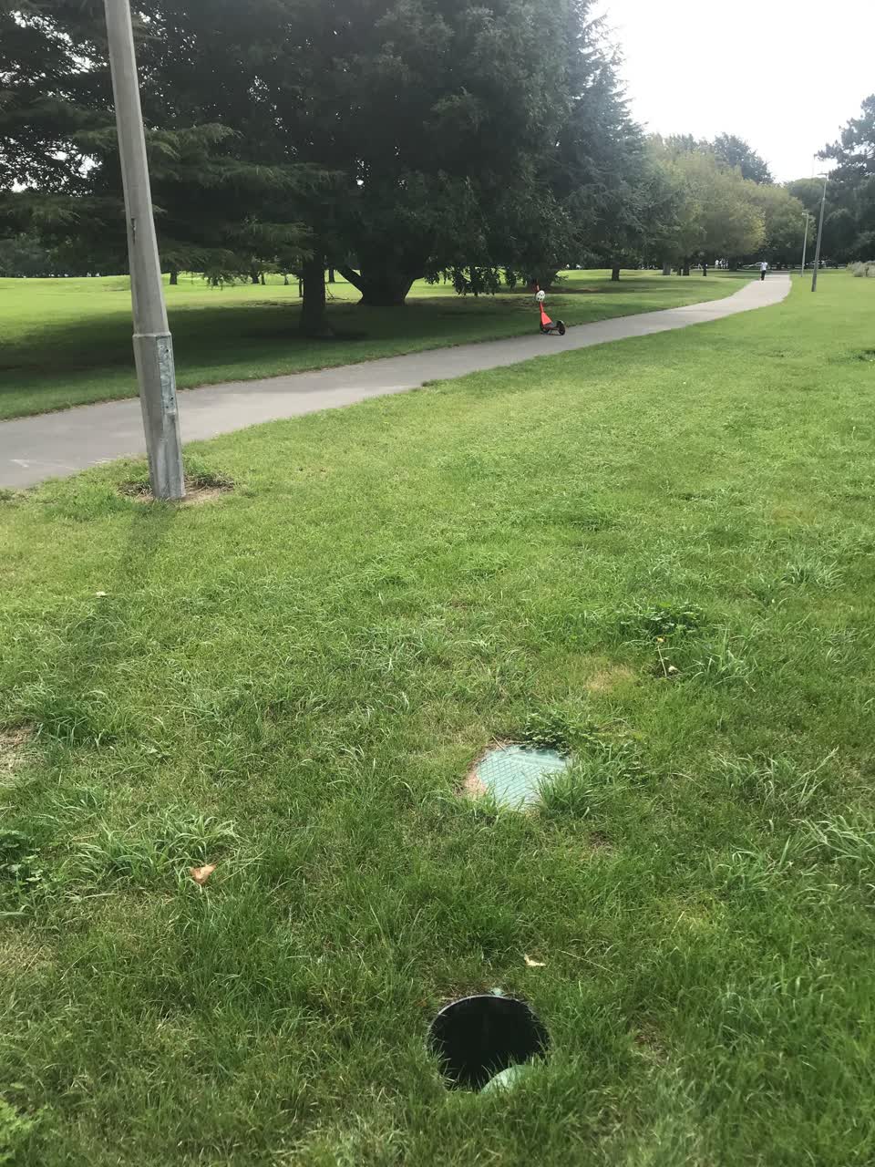 The photograph attached to this parks report