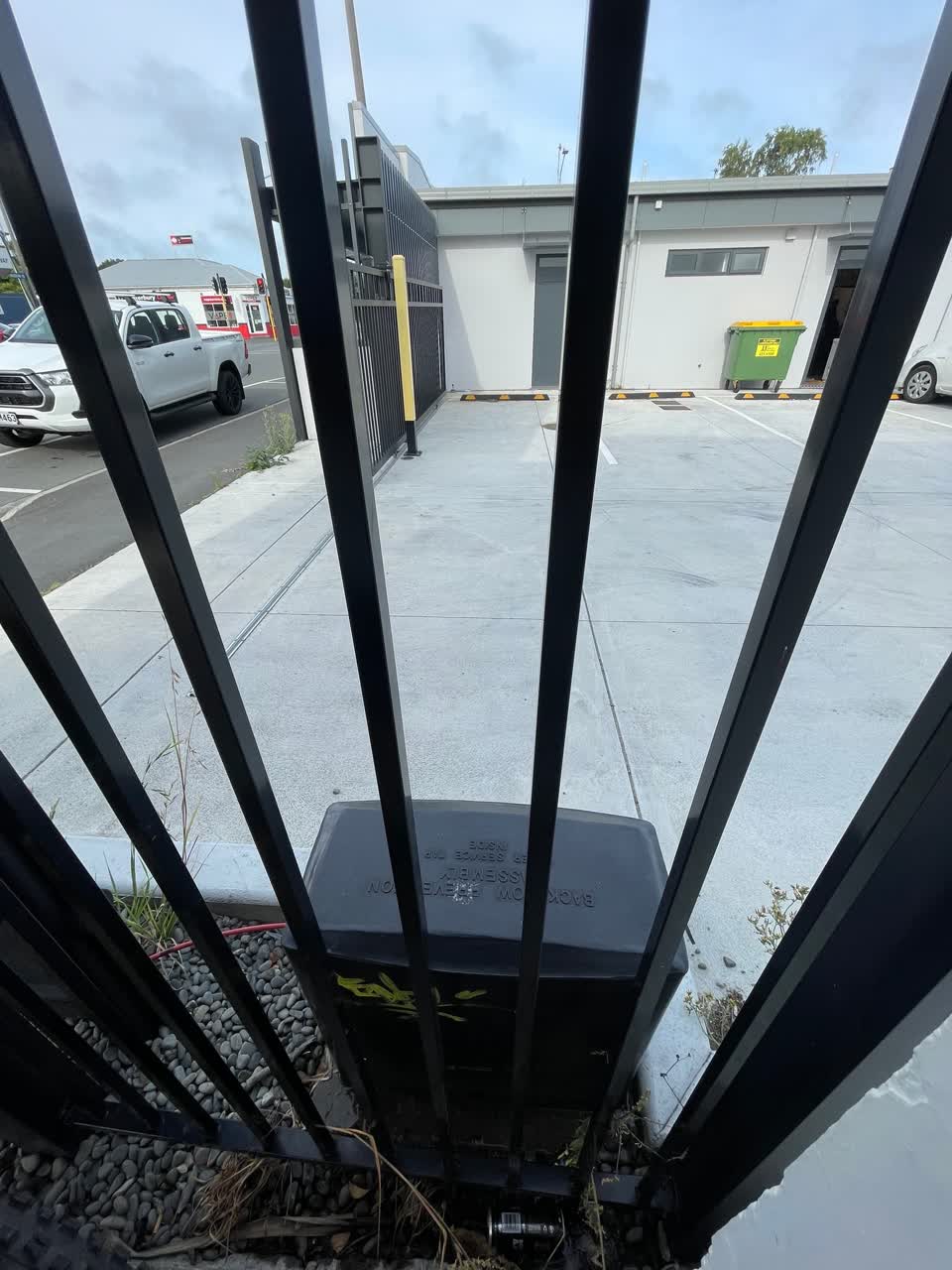 The photograph attached to this water leak report