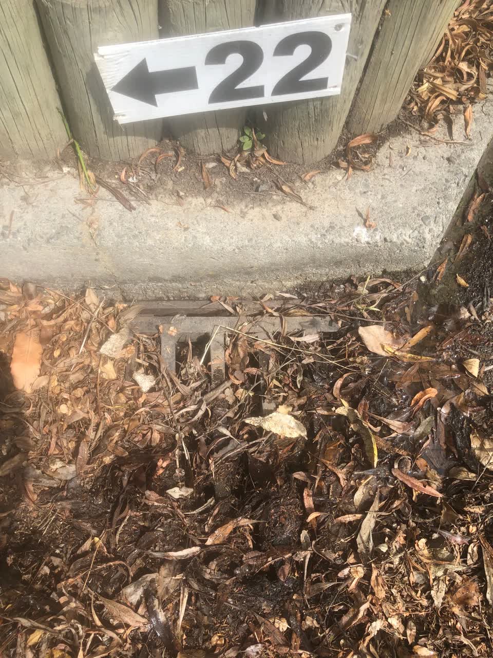 The photograph attached to this wastewater/stormwater report