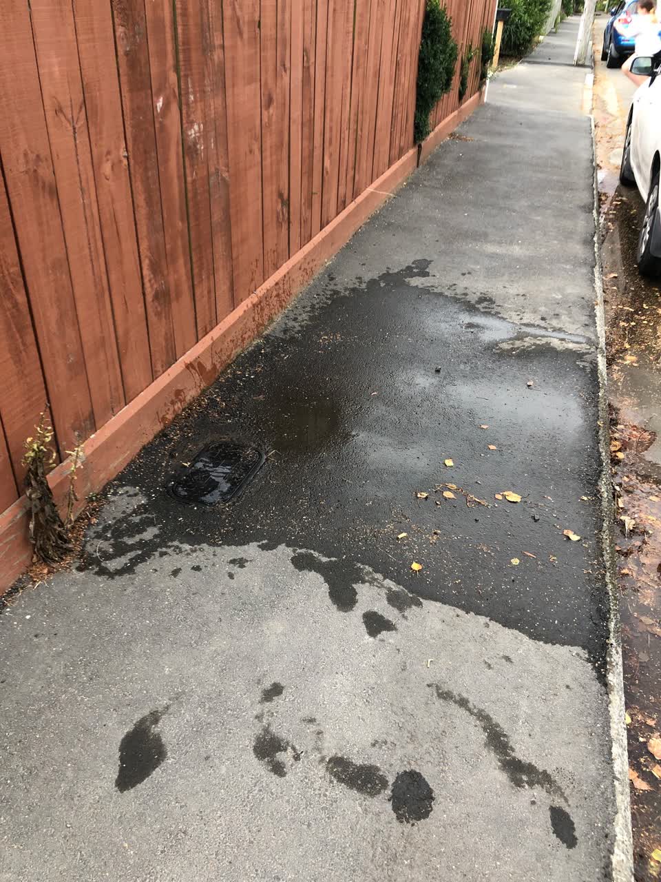 The photograph attached to this water supply report