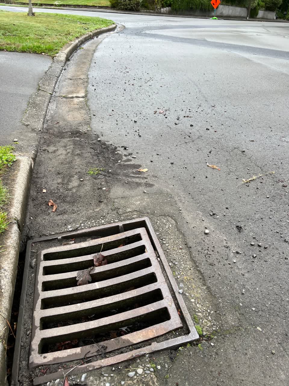 The photograph attached to this wastewater/stormwater report