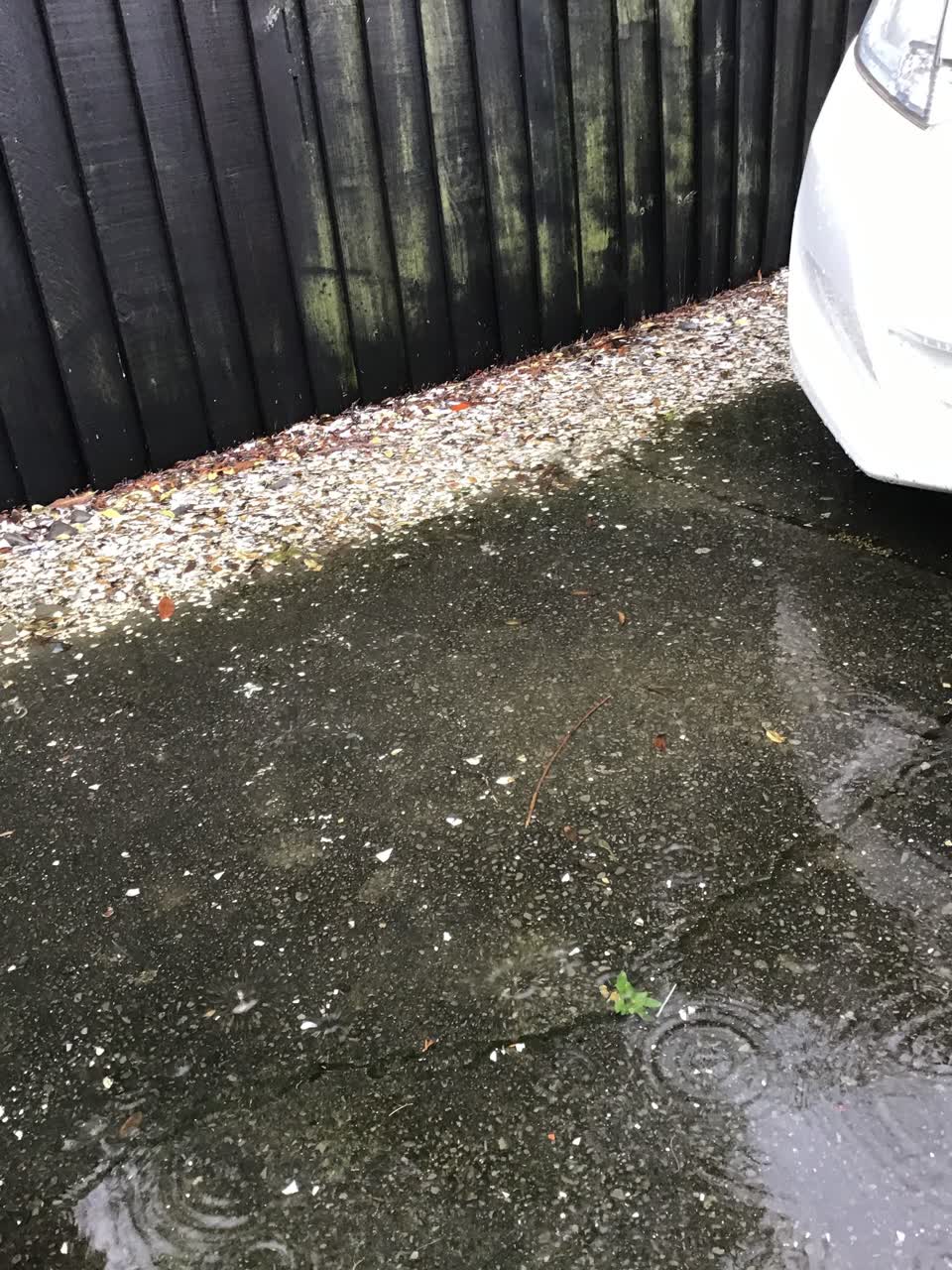 The photograph attached to this wastewater/stormwater report