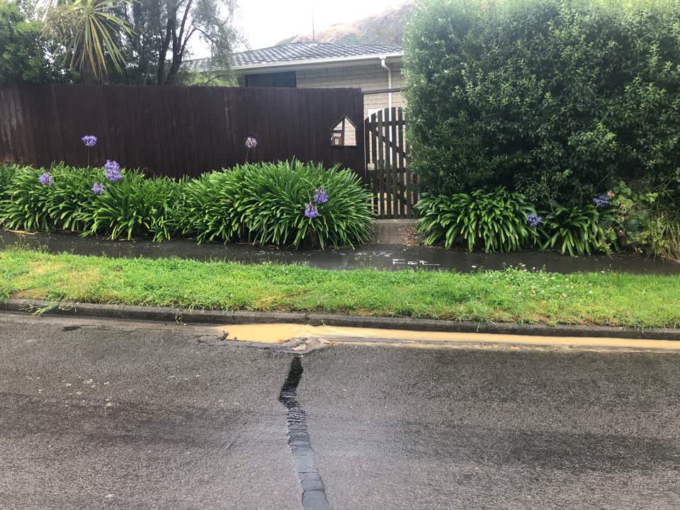 The photograph attached to this wastewater/stormwater report