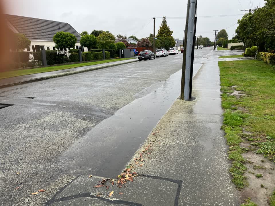 The photograph attached to this wastewater/stormwater report