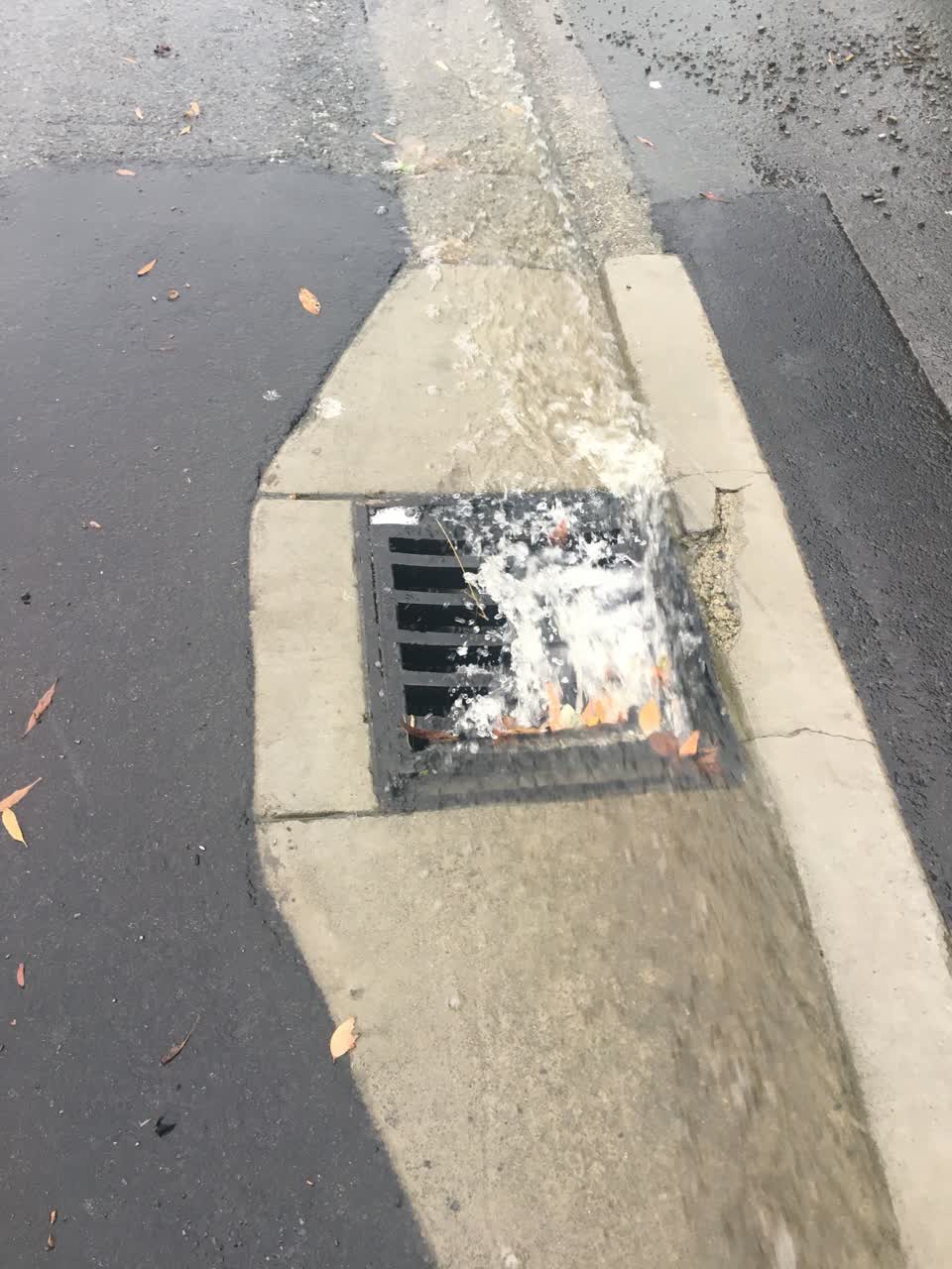 The photograph attached to this wastewater/stormwater report
