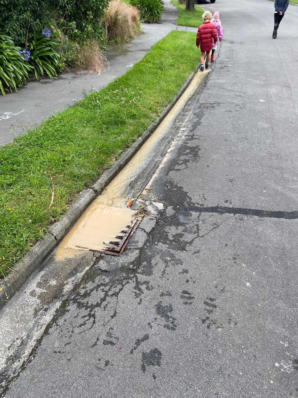 The photograph attached to this wastewater/stormwater report
