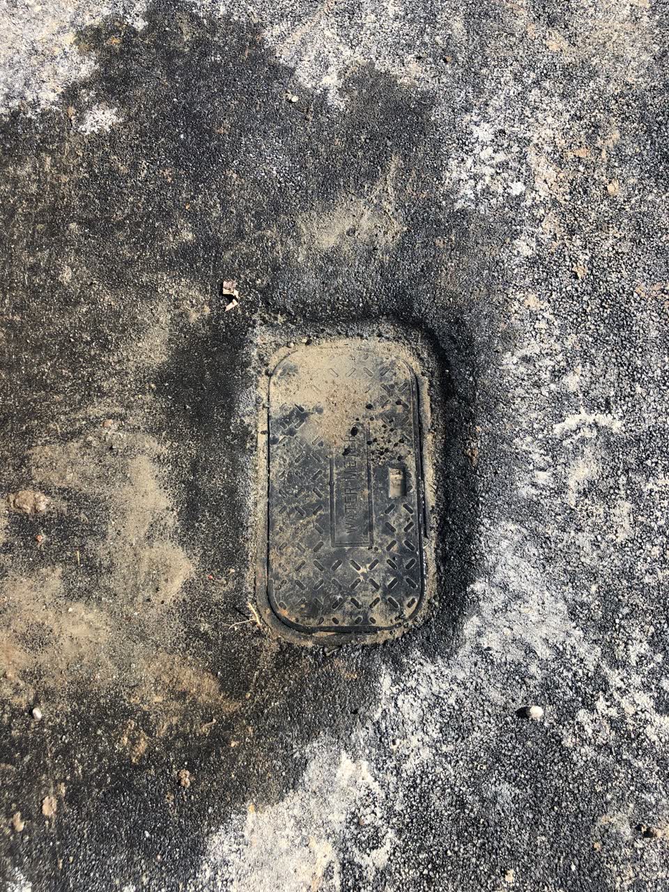 The photograph attached to this water supply report