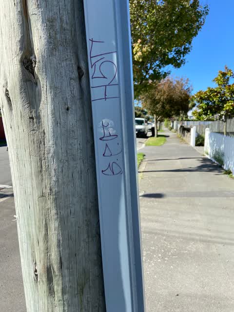 Graffiti, a report photo