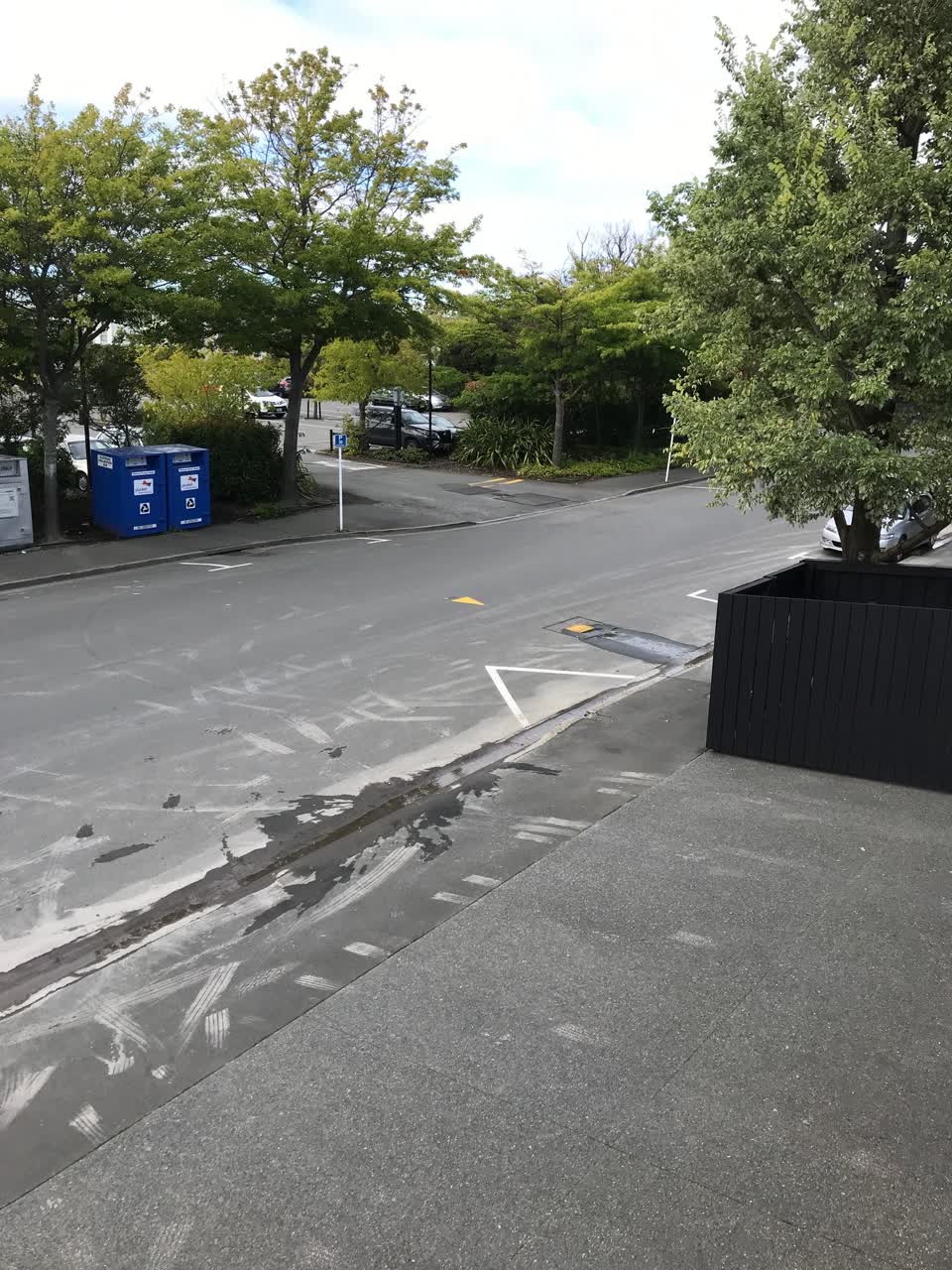 The photograph attached to this water leak report