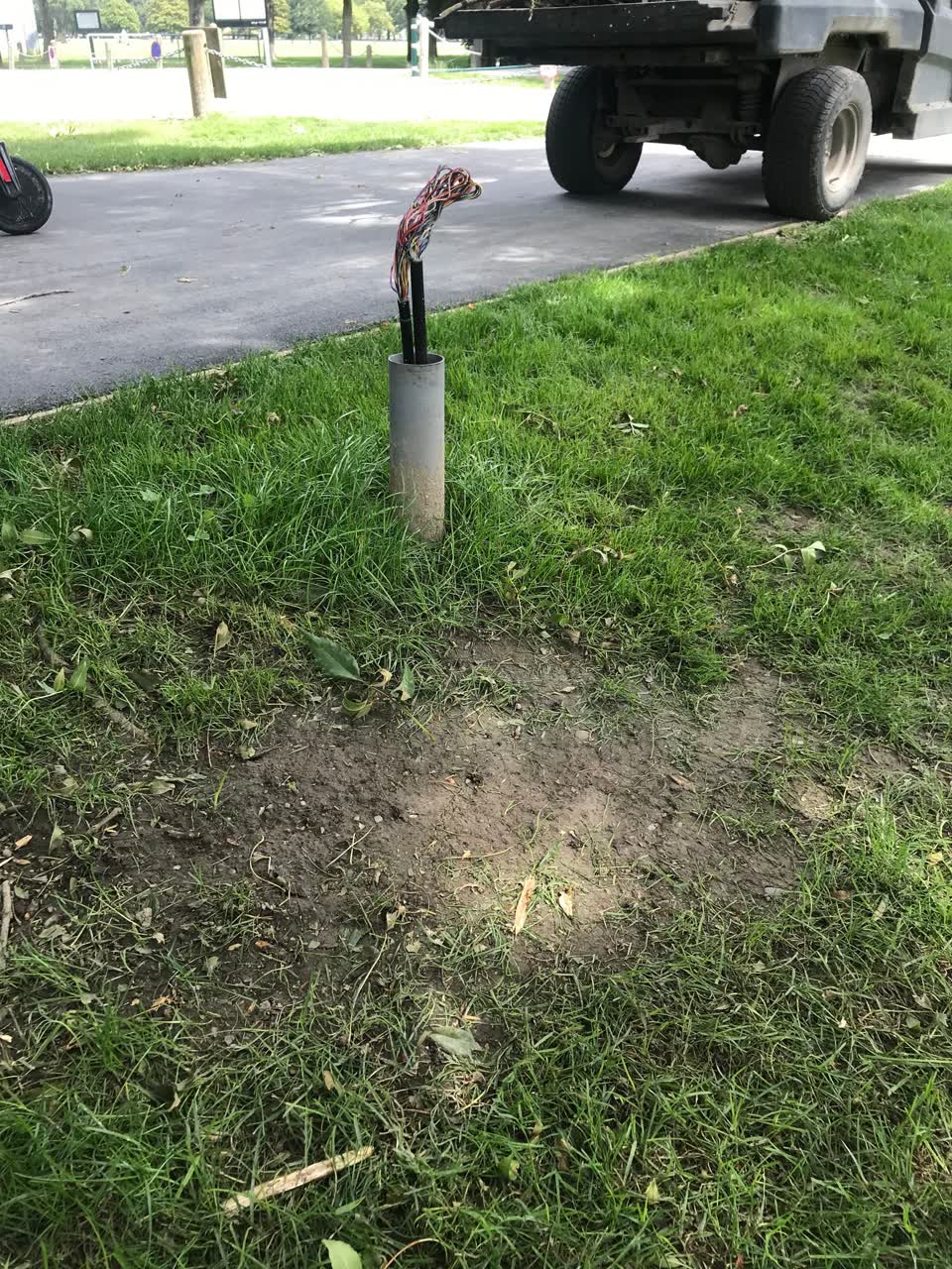 The photograph attached to this parks report