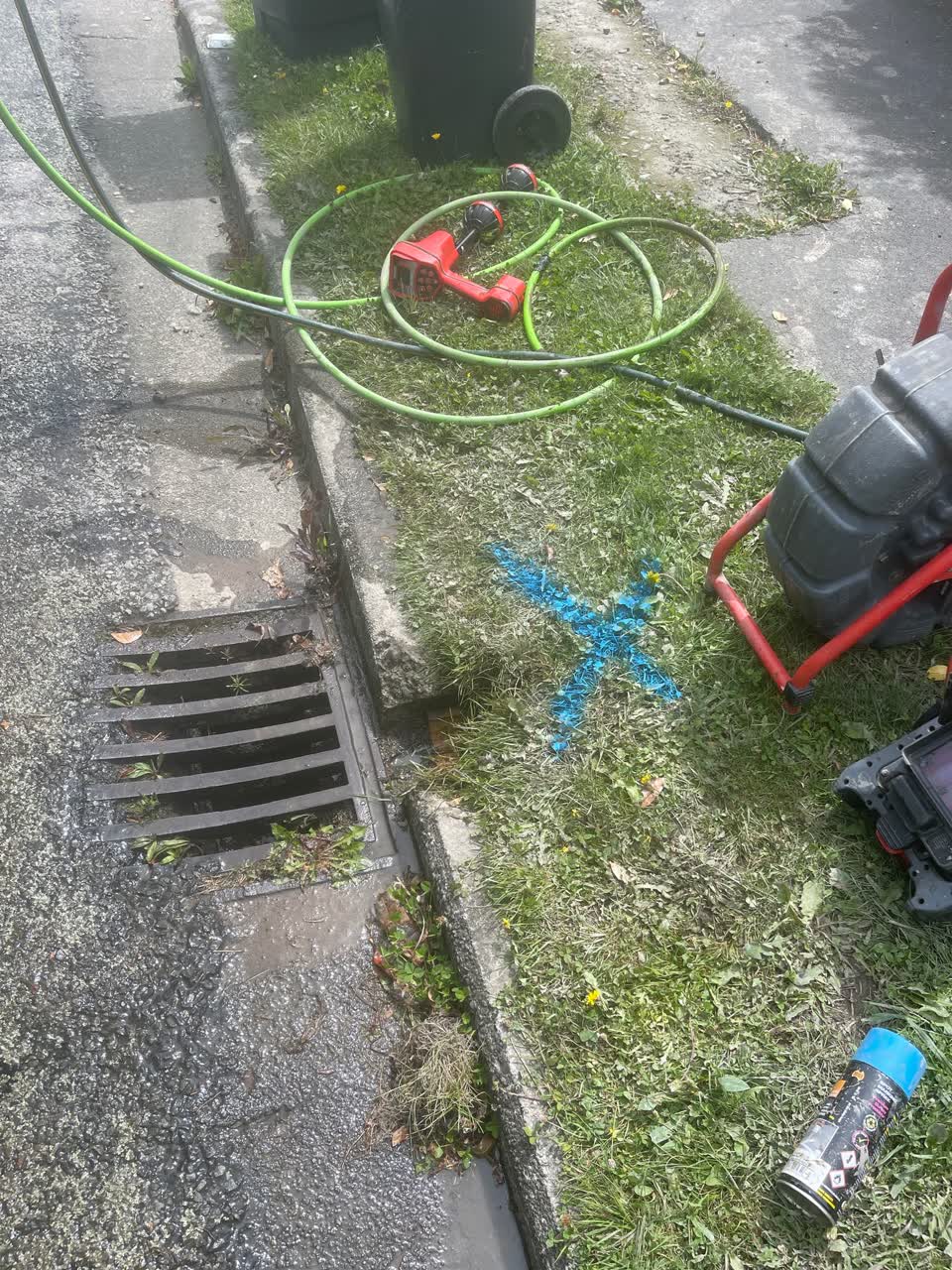 The photograph attached to this wastewater/stormwater report