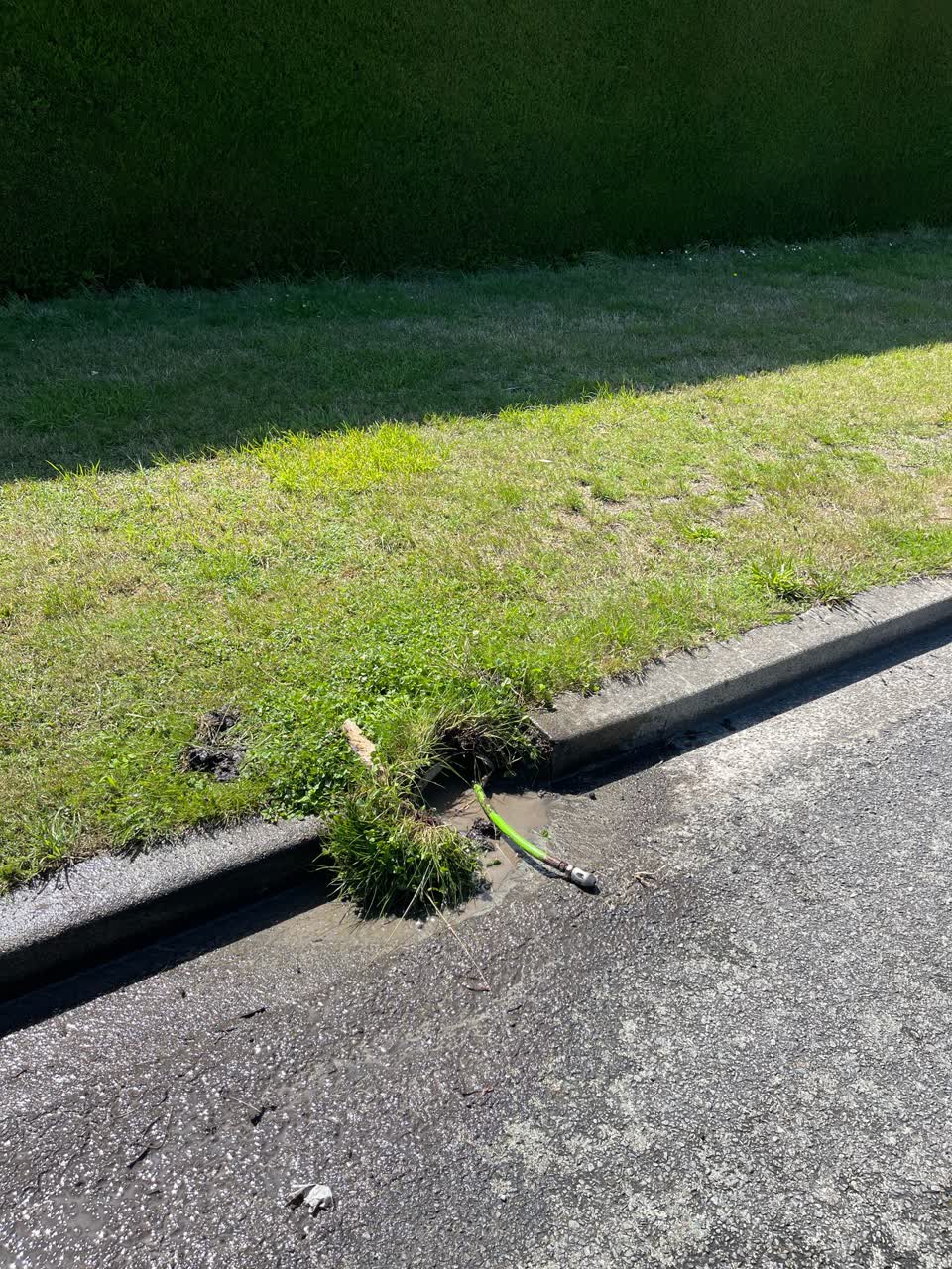 The photograph attached to this wastewater/stormwater report