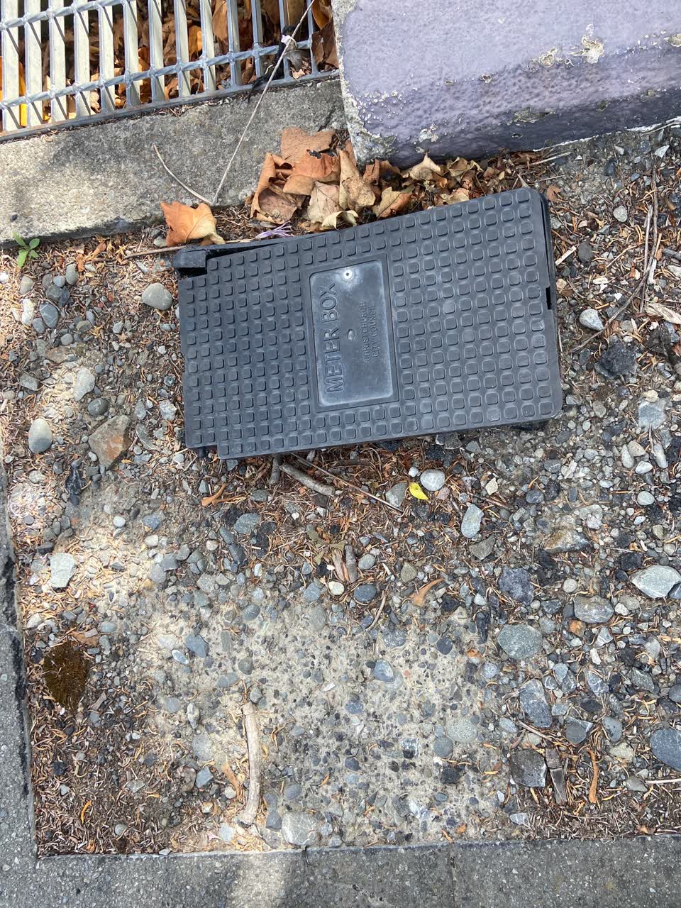 The photograph attached to this wastewater/stormwater report