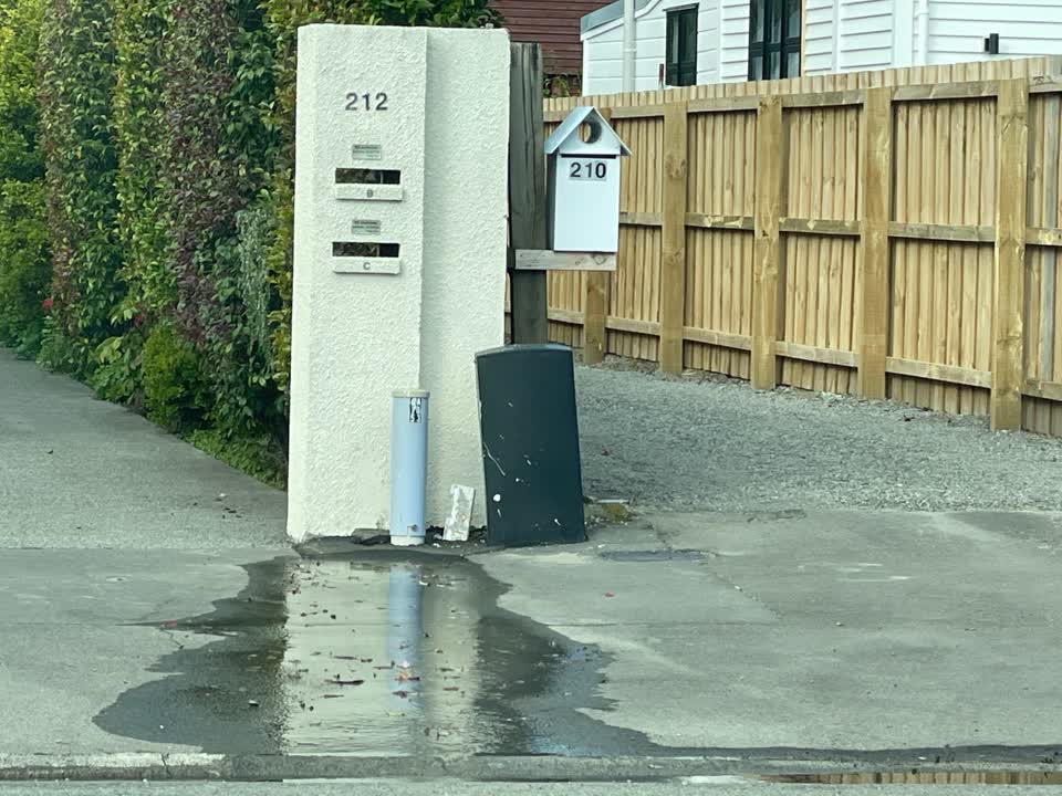 The photograph attached to this water supply report