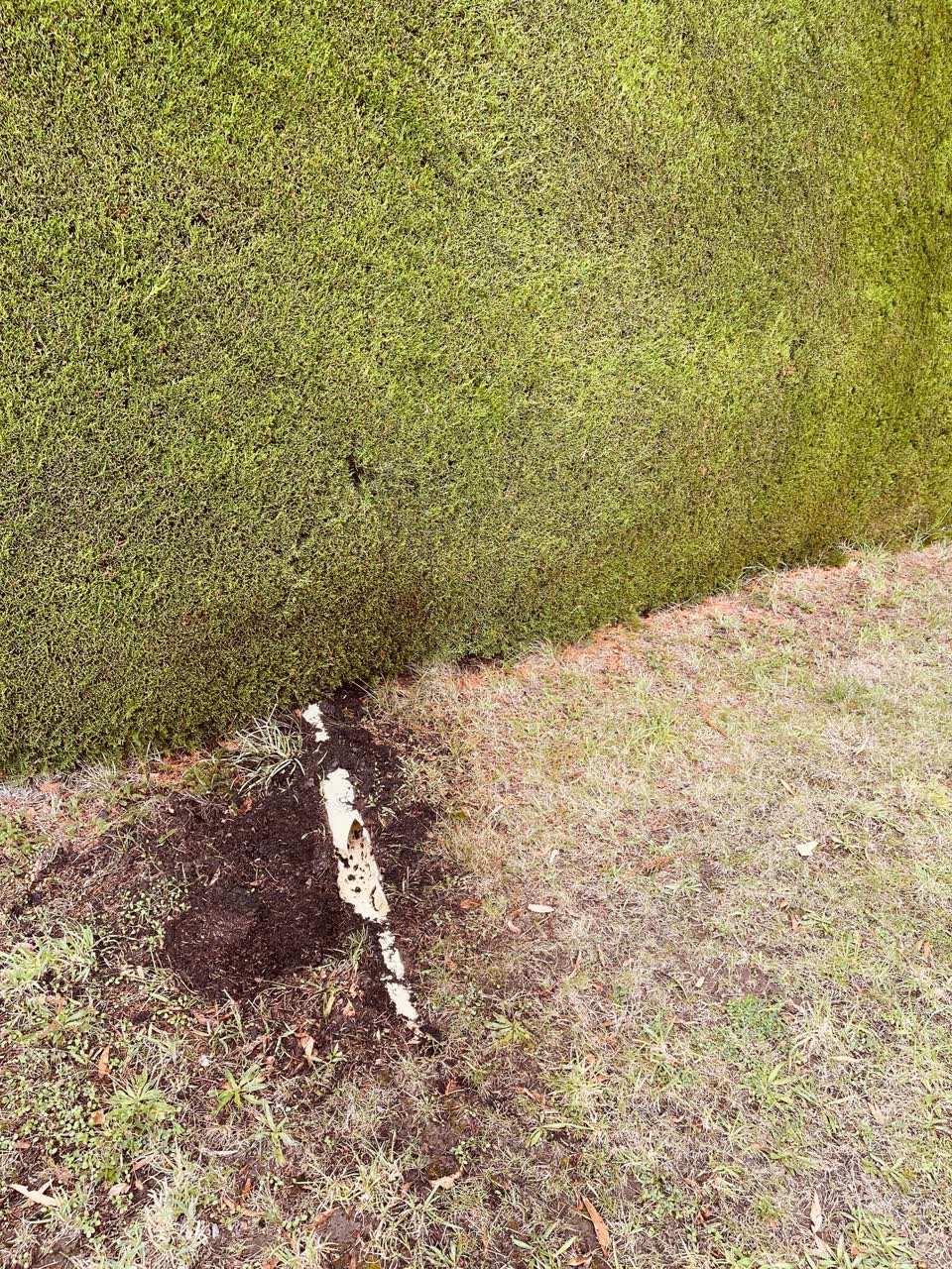 The photograph attached to this wastewater/stormwater report