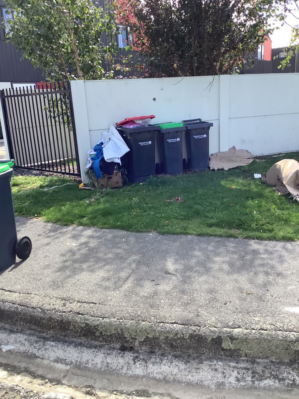 The photograph attached to this rubbish/recycling report