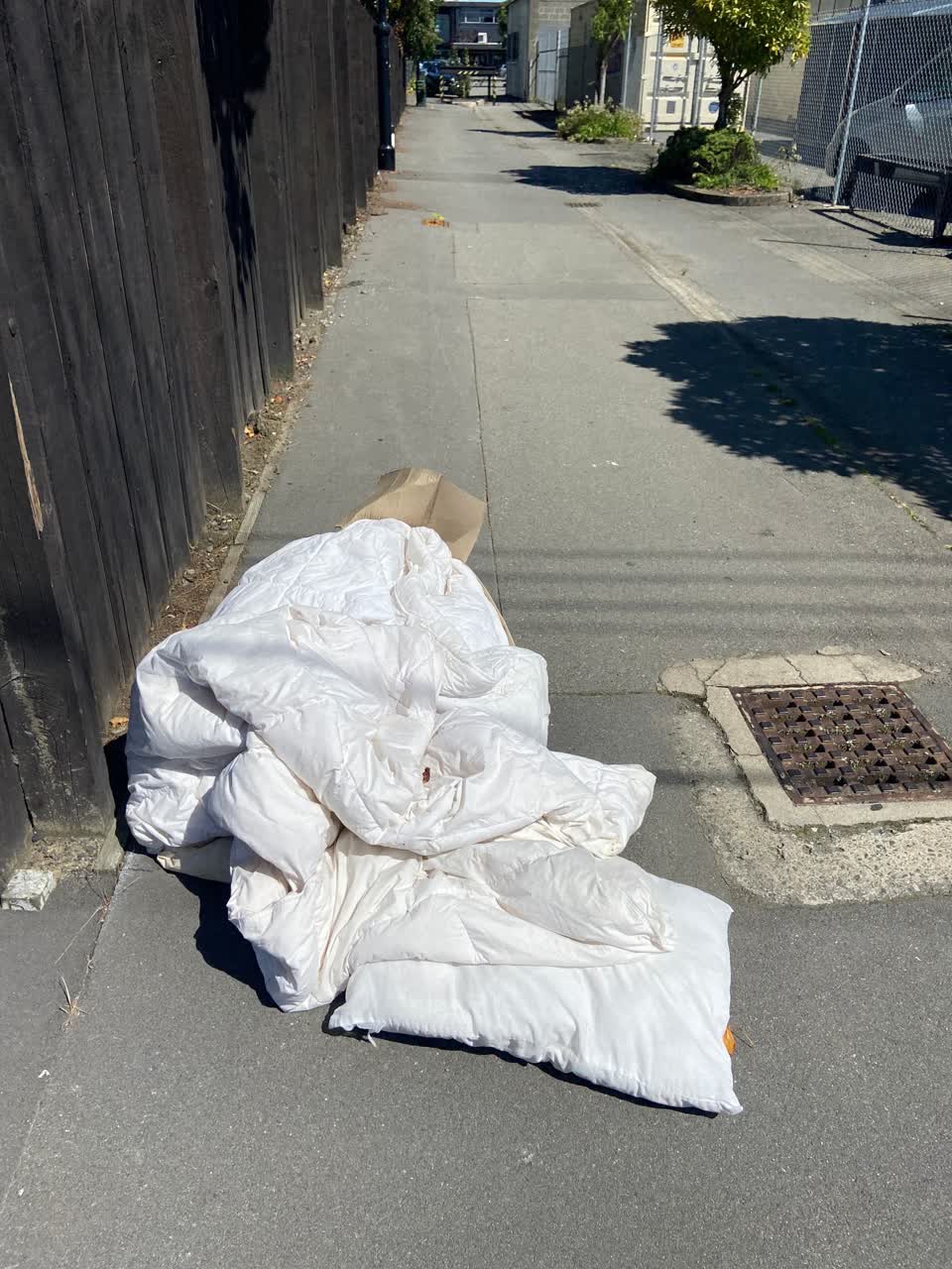 The photograph attached to this rubbish/recycling report