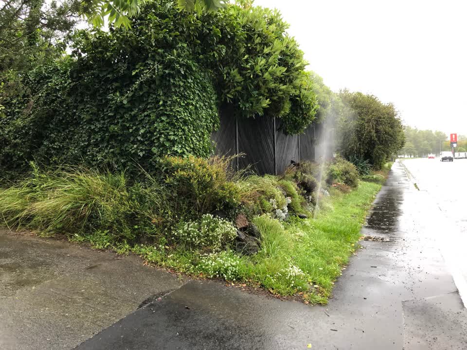 The photograph attached to this water leak report