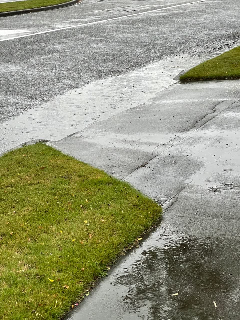 The photograph attached to this wastewater/stormwater report