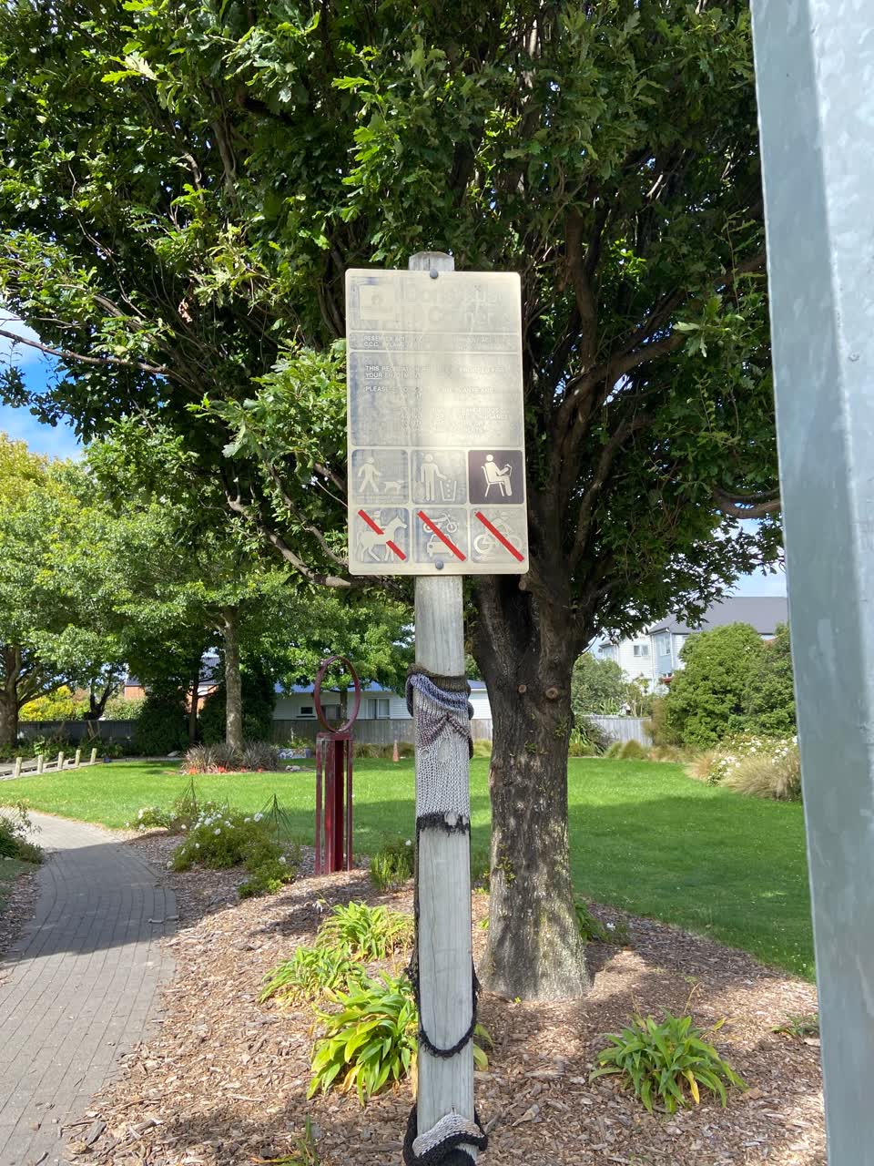 The photograph attached to this parks report