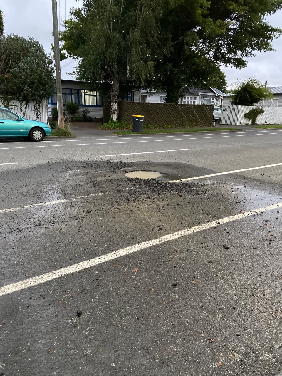 The photograph attached to this wastewater/stormwater report