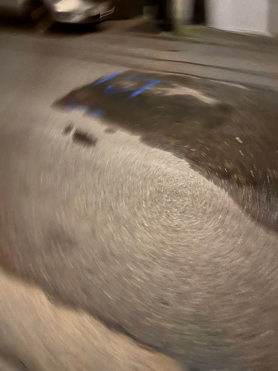 The photograph attached to this water leak report