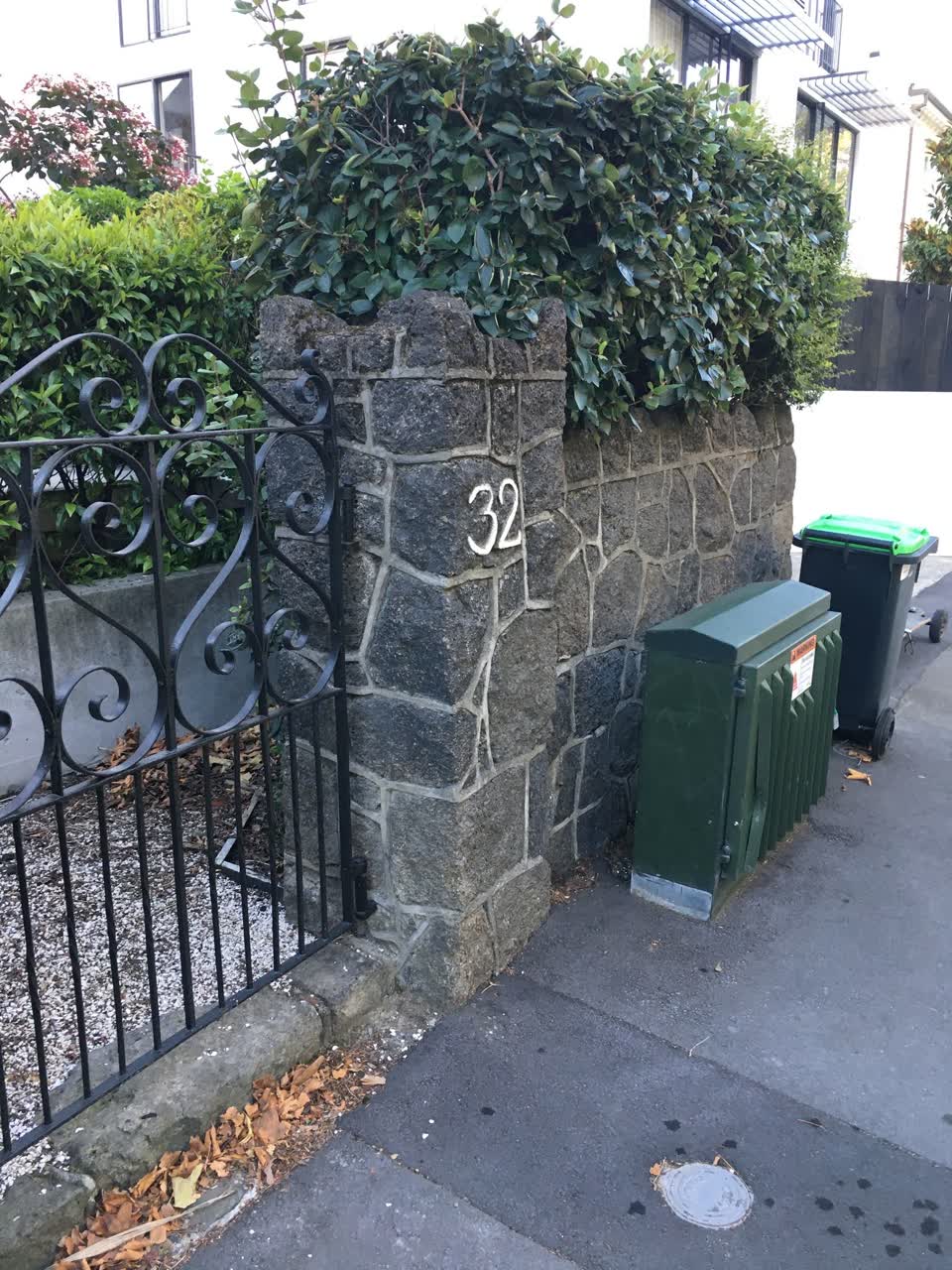 The photograph attached to this water leak report