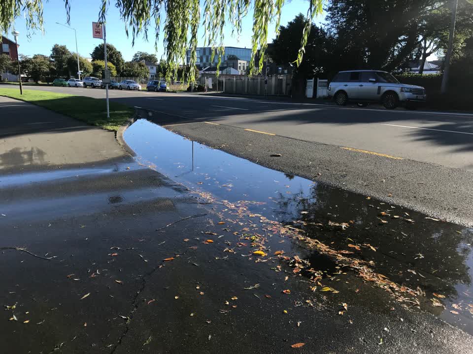 The photograph attached to this wastewater/stormwater report