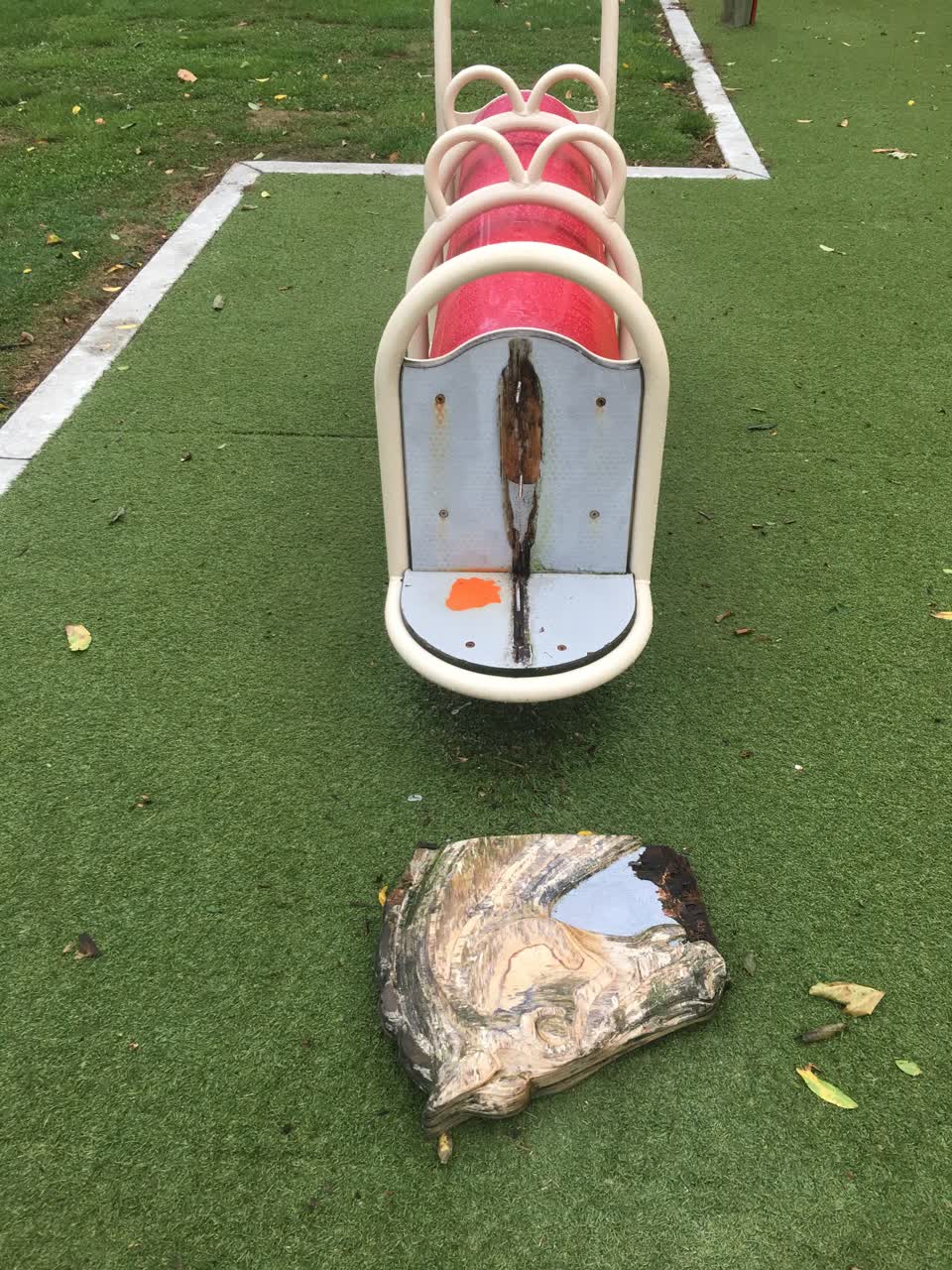 The photograph attached to this parks report