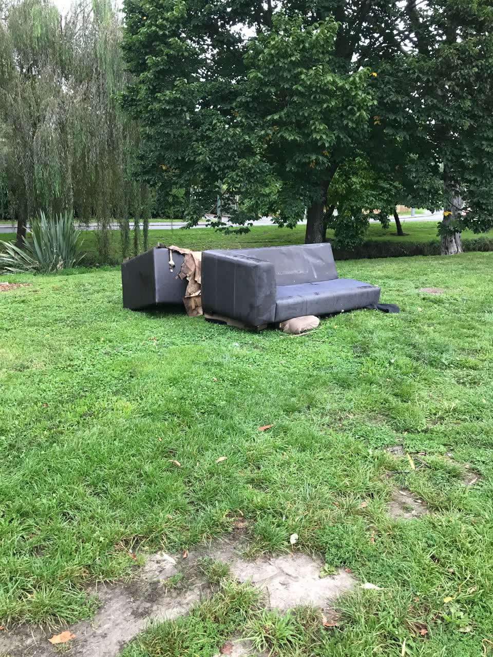 The photograph attached to this rubbish/recycling report