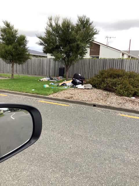 Rubbish/Recycling, a report photo