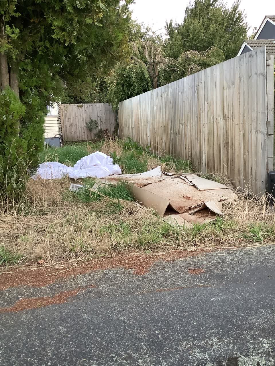 The photograph attached to this rubbish/recycling report