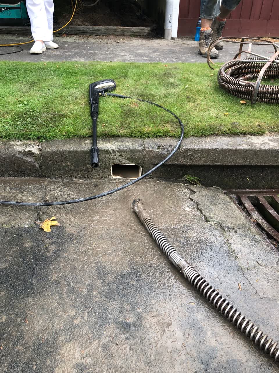 The photograph attached to this wastewater/stormwater report