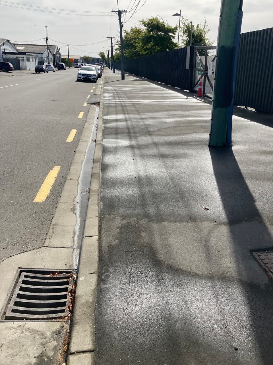 The photograph attached to this water supply report