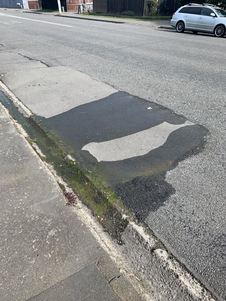 The photograph attached to this water leak report