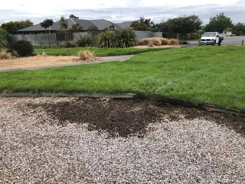 The photograph attached to this flooding report