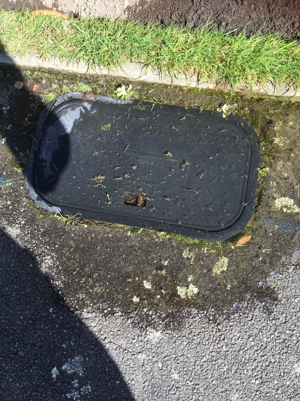 The photograph attached to this water leak report